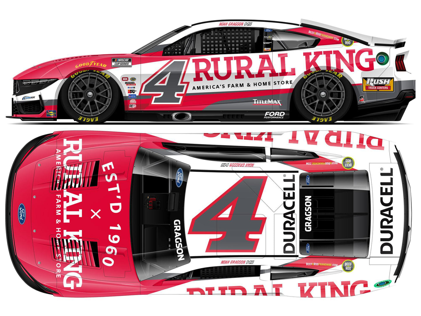 NOAH GRAGSON #4 2025 RURAL KING 1/64 DIECAST