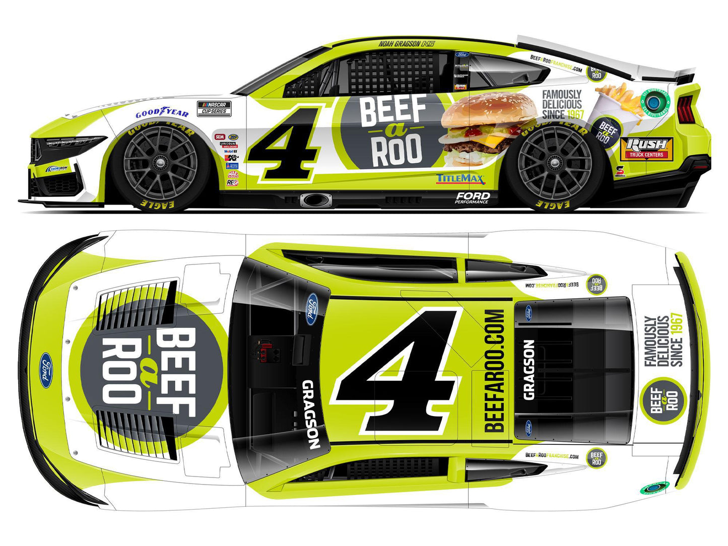 NOAH GRAGSON #4 2025 BEEF A ROO 1/64 DIECAST