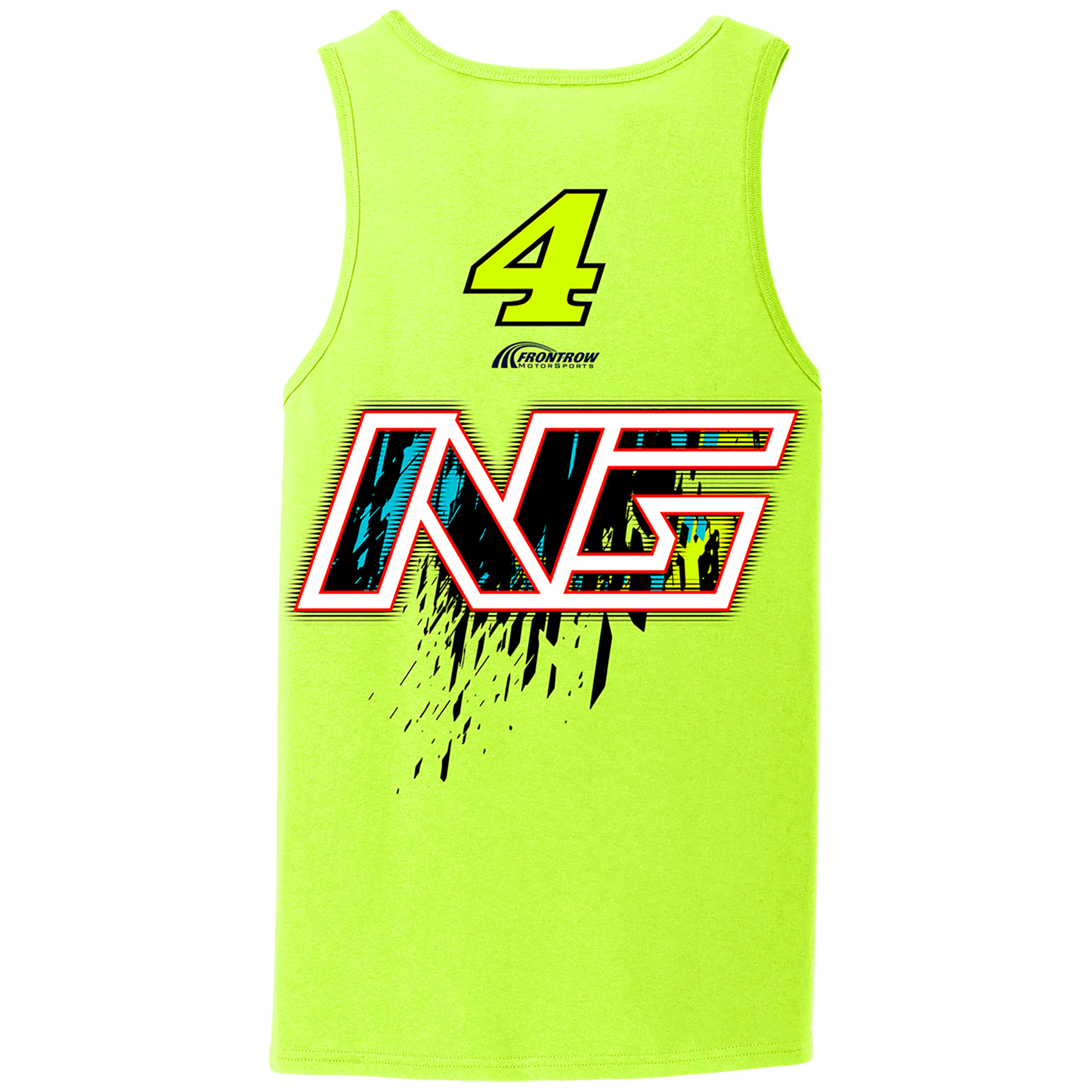 NOAH GRAGSON #4 NEON YELLOW TANK TOP