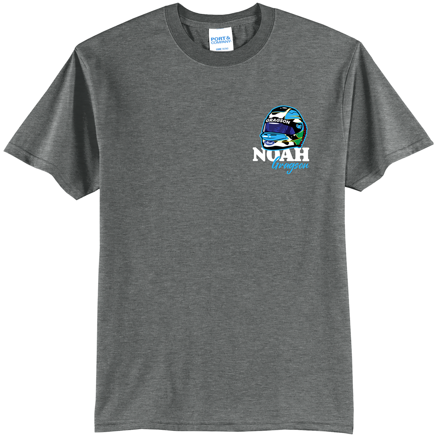 NOAH GRAGSON DARK HEATHER HELMET TEE