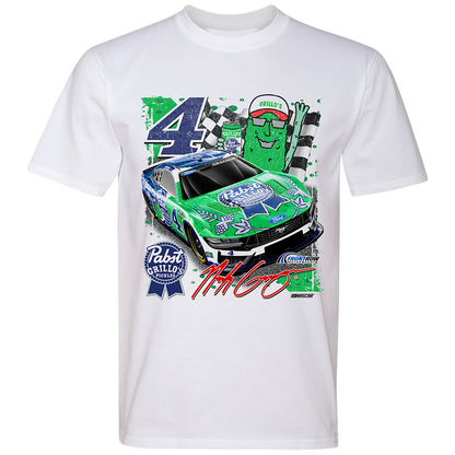 NOAH GRAGSON #4 PBR GRILLO'S WHITE 1-SPOT TEE
