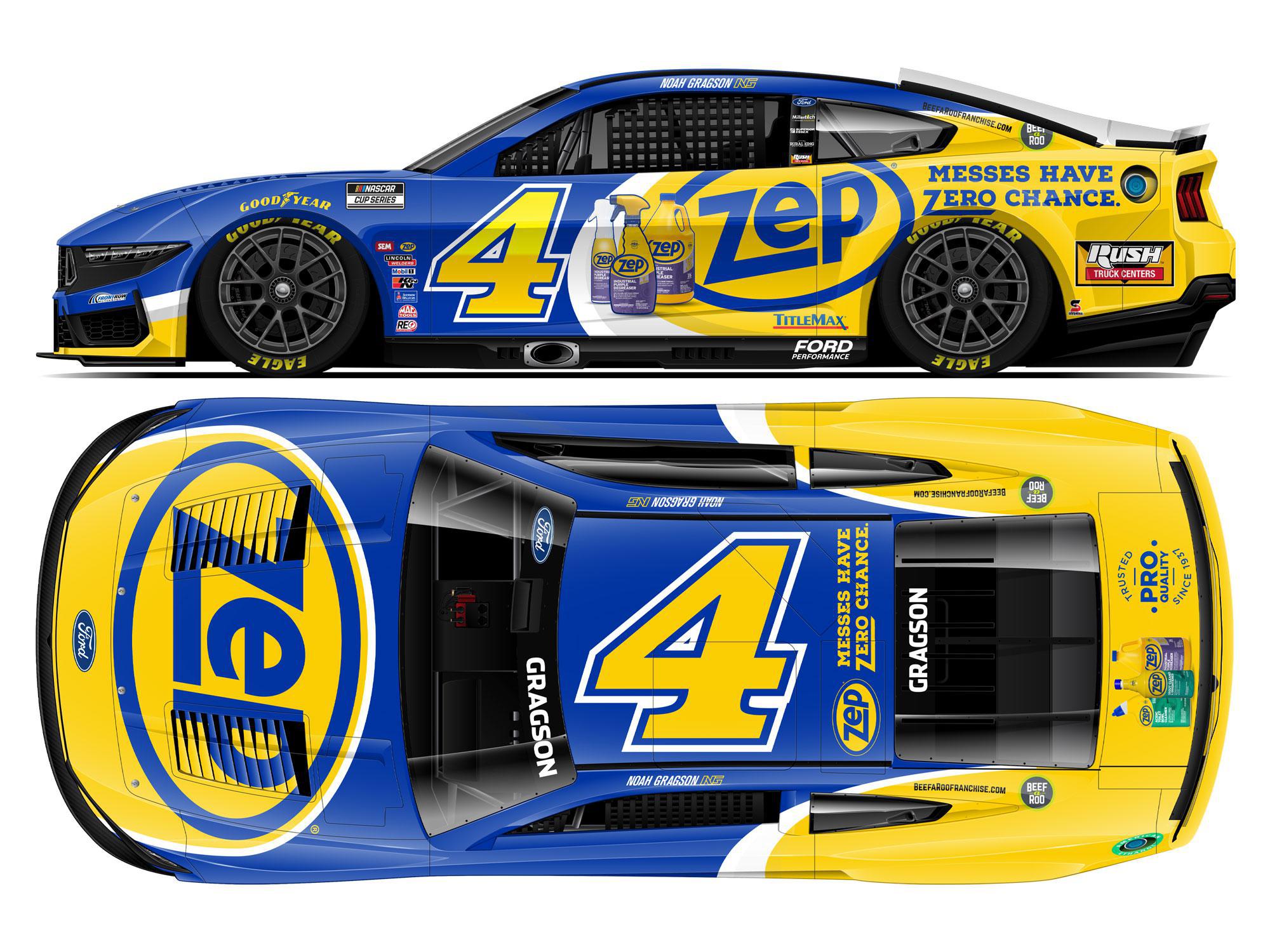 NOAH GRAGSON #4 ZEP 1/64 DIECAST – The Official Noah Gragson