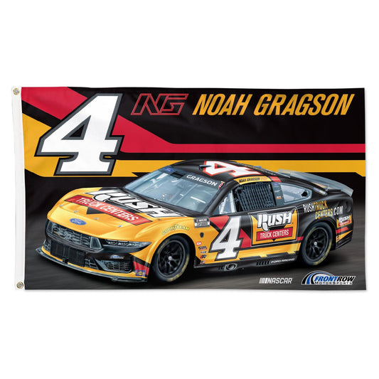 NOAH GRAGSON #4 RUSH TRUCK CENTERS 3x5 FLAG