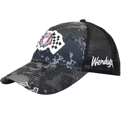Wendy's Checkered Flag Mesh Back Cap