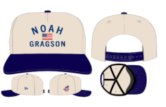 NOAH GRAGSON #4 1920 FLAG CHROME // NAVY SNAPBACK