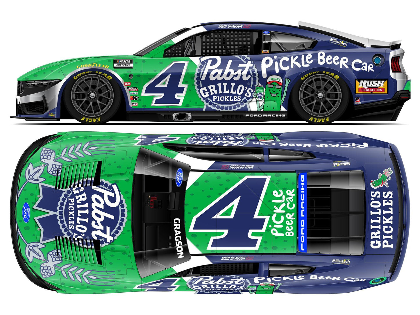 NOAH GRAGSON #4 GRILLO'S PICKLES / PABST BLUE RIBBON 1/64 2026