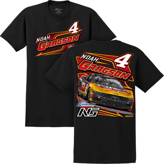 NOAH GRAGSON #4 RUSH TRUCK CENTERS BLACK 2-SPOT CAR TEE