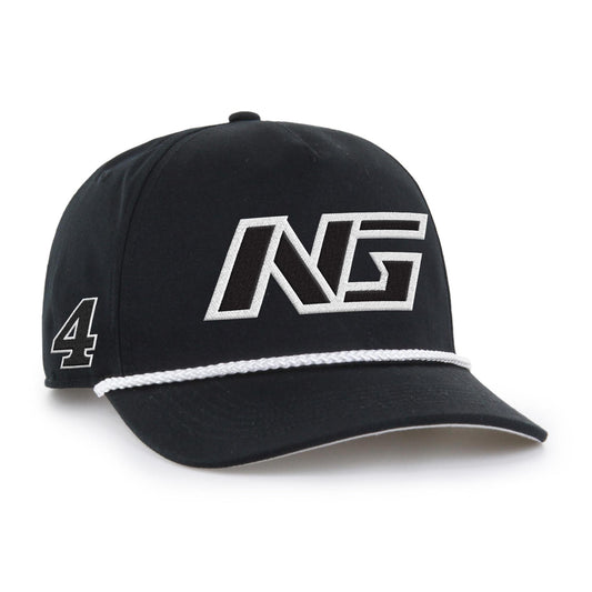 NOAH GRAGSON #4 SURE SHOT ROPE BLACK HITCH 47 BRAND HAT