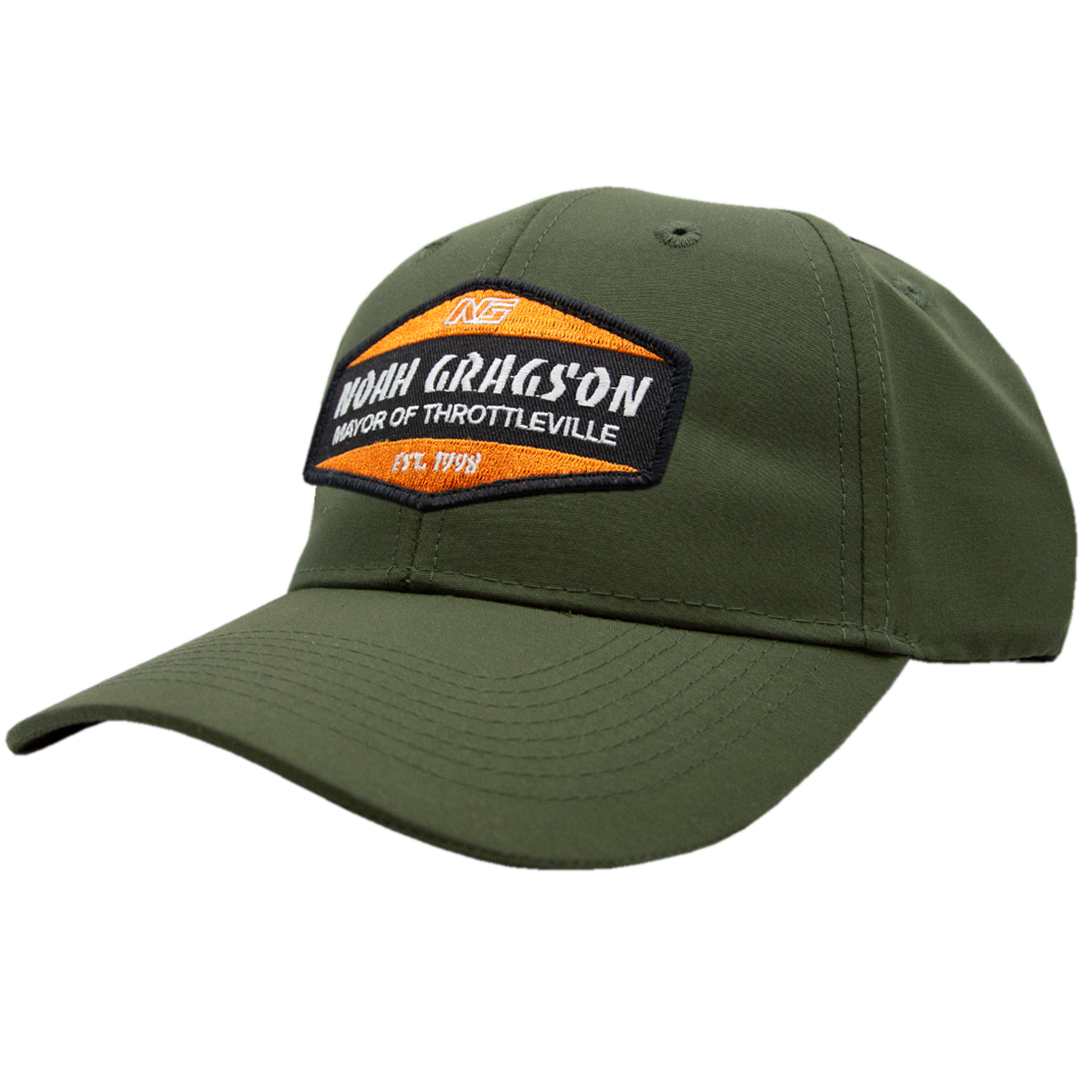 Mayor of Throttleville Patch Classic Twill Cap