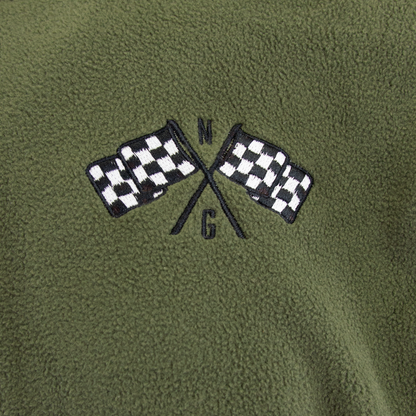 Checkered Flags Full Zip Jacket
